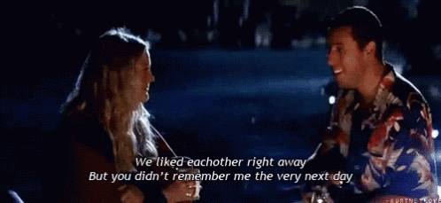 We Liked Each Other Right Away Gif Drew Barrymore Adam Sandler 50first Dates Discover Share Gifs