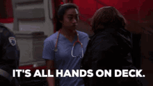 Greys Anatomy Miranda Bailey GIF - Greys Anatomy Miranda Bailey Its All Hands On Deck GIFs