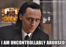 Loki Tom Hiddleston GIF - Loki Tom Hiddleston Aroused GIFs