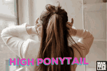 High Ponytail Ponytail Weave GIF - High Ponytail Ponytail Ponytail Weave GIFs