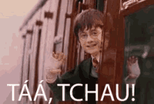 Táá, Tchau! GIF - Harry Potter Bye Wave GIFs