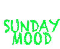 Sunday Mood Sticker - Sunday Mood Stickers