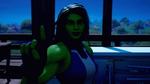 Fortnite She Hulk GIF - Fortnite She Hulk Finger Wag GIFs.