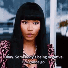 Nicki Minaj Negative GIF - Nicki Minaj Negative Pessimist GIFs