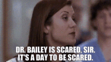 Greys Anatomy George Omalley GIF - Greys Anatomy George Omalley Dr Bailey Is Scared Sir GIFs