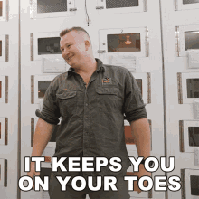 It Keeps You On Your Toes Zac Bower GIF - It Keeps You On Your Toes Zac Bower Veritasium GIFs