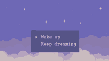 up dreaming