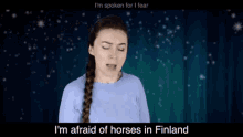 im afraid of horses in finland im afraid horses finland malinda