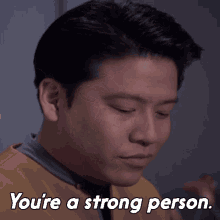 Youre A Strong Person Ensign Harry Kim GIF - Youre A Strong Person Ensign Harry Kim Star Trek GIFs