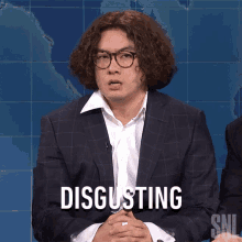 Disgusting Fran Lebowitz GIF - Disgusting Fran Lebowitz Saturday Night Live GIFs