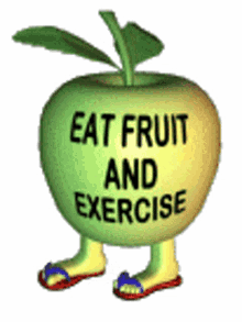 healthy eat fruit exercise apple eat healthy