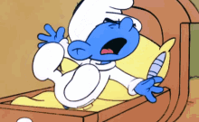 Baby Smurf Crying Infant GIF - Baby Smurf Crying Infant Toddler Cries GIFs
