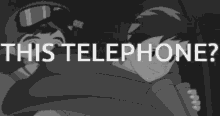 Black And White This Telephone GIF - Black And White This Telephone Laugh GIFs