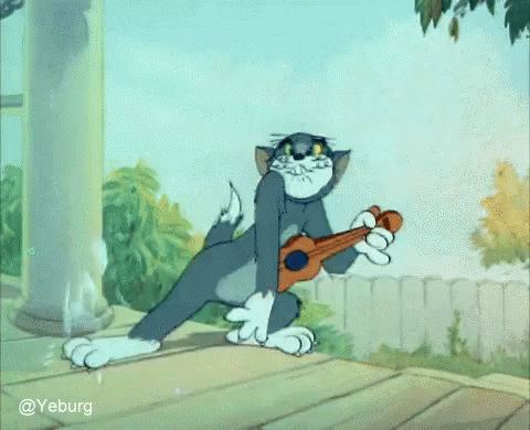 Tom Playing Guitar GIF - Tom Playing Guitar Tom And Jerry GIFs