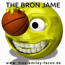 The Bron Jame Basketball GIF - The Bron Jame Basketball Free Smiley Faces GIFs