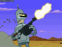 Bender Shooting GIF - Bender Shooting GIFs