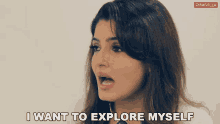 I Want To Explore Myself Raveena Tandon GIF - I Want To Explore Myself Raveena Tandon Pinkvilla GIFs