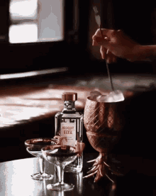 absolut elyx vodka elyx stirring cocktail