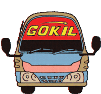Car Front Window Decal Saying Cool In Indonesian Sticker - Moms Prayerson The Road Gokil Van Stickers