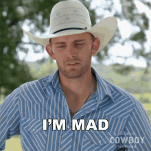 Im Mad Hunter Arnold GIF - Im Mad Hunter Arnold Ultimate Cowboy Showdown Season2 GIFs