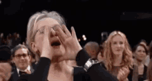Meryl Streep Yes GIF - Meryl Streep Yes Yell GIFs