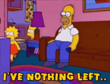 Nothing Left Homer GIF - Nothing Left Homer Defeated GIFs