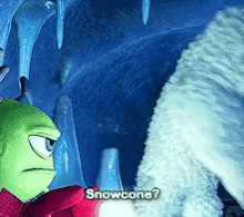 Snow Cone Monsters Inc GIF - Snow Cone Monsters Inc Yeti GIFs