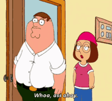 Family Guy Brian Griffin GIF - Family Guy Brian Griffin Woah Ass Ahoy GIFs