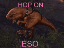 Eso Elder Scrolls Online GIF - Eso Elder Scrolls Online Hop On Eso GIFs