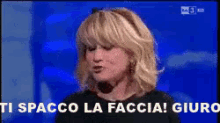 Ti Spacco La Faccia GIF - Luciana Littizzetto Pugno Che Tempo Che Fa GIFs
