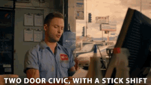 Two Door Civic Stick Shift GIF - Two Door Civic Stick Shift Car GIFs