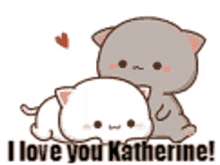 I Love You Katherine Goma Cat GIF - I Love You Katherine Goma Cat Peach Cat GIFs