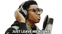Just Leave Me Alone A Boogie Wit Da Hoodie Sticker - Just Leave Me Alone A Boogie Wit Da Hoodie Artisthbtl Stickers