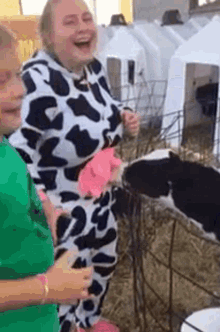 Costume Cow GIF - Costume Cow Milking GIFs