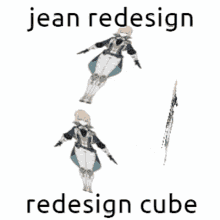 Jean Cube Jean Redesign GIF - Jean Cube Jean Redesign Genshin GIFs