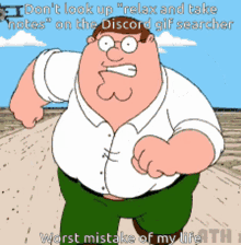 family guy peter griffin griffin peter relax