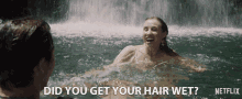 Did You Get Your Hair Wet Did You Mess Up Your Hair GIF - Did You Get Your Hair Wet Did You Mess Up Your Hair Teasing GIFs