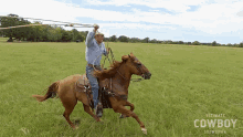 Riding Horse Hunter Arnold GIF - Riding Horse Hunter Arnold Ultimate Cowboy Showdown GIFs