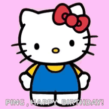 Hello Kitty Birthday Wishes Gifs Tenor
