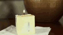 Need An Emergency Candle? Try Poking Around Your Fridge For A Makeshift Light Source. GIF - Diy Light Candle GIFs