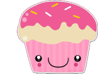 Cupcake Happy Sticker - Cupcake Happy Tuesday Stickers