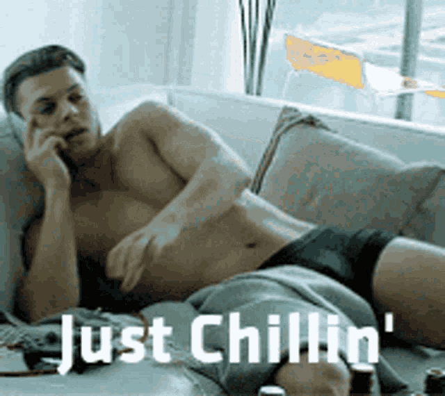Just Chillin Chilling GIF 