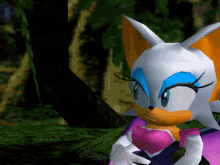 Rouge The Bat Rouge Wink GIF - Rouge The Bat Rouge Wink Sonic Adventure Rouge GIFs