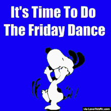 Friday Snoopy GIF - Friday Snoopy Happy GIFs