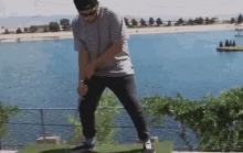 borgore golfing swing play
