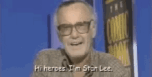 Stan Lee Hi Heros Im Stan Lee GIF - Stan Lee Hi Heros Im Stan Lee GIFs