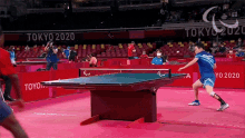 Playing Table Tennis Koyo Iwabuchi GIF - Playing Table Tennis Koyo Iwabuchi Wethe15 GIFs
