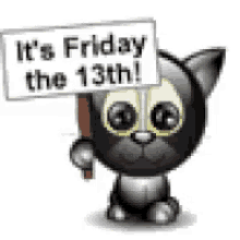 Its Friday The 13th GIF - Cute Cat Its Friday The13th Cat GIFs