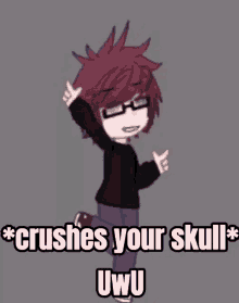 Uwu Crushes Your Skull GIF - Uwu Crushes Your Skull Meme GIFs