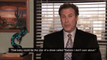 Babies I Dont Care About The Office GIF - Babies I Dont Care About The Office GIFs